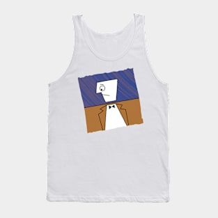 Sad Emotion Drawing Tank Top